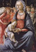 Sandro Botticelli, Our Lady of Angels with five sub